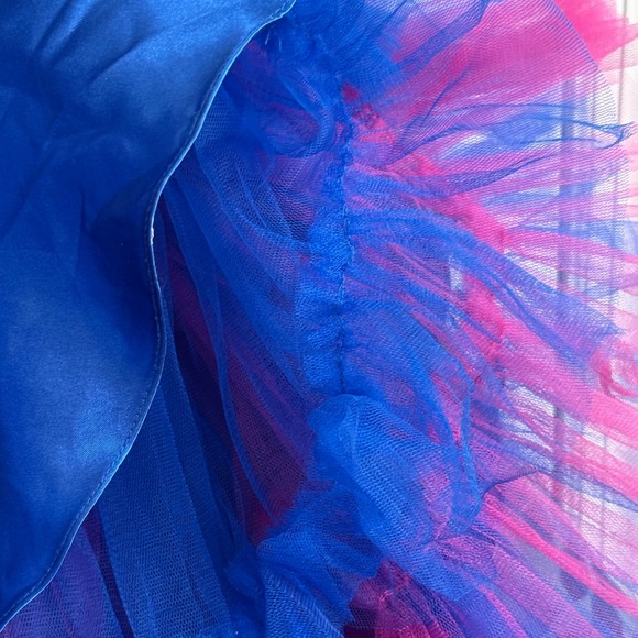 Jovani Beaded Rhinestone Corset Dress Sz 4 Prom Pageant Y2K Sparkle Tulle - Picture 10 of 11